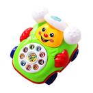 Brinquedo telefônico para bebês Musical de plástico colorido com som Brinquedo telefônico para bebês Musical de plástico colorido com som
