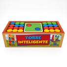 Brinquedo Torre Inteligente de Madeira Educativo Smactudo Brinquedo Torre Inteligente de Madeira Educativo Smactudo