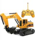 Brinquedo Trator Escavadeira Controle Remoto 4x4 Bateria Recarregável