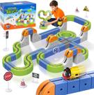 Brinquedo Trem Magnético Infantil Com Blocos De Montar 72 Itens Tipo:Trem