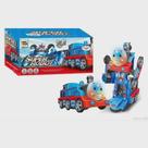 Brinquedo Trem Thomas Transforme Vira Robô Infantil Luz Som Bate Volta.