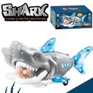 Brinquedo Tubarão Baby Shark Eletrônico Com Luz e Som para Crianças Brincar