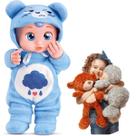 Brinquedo Ursinho Carinhoso Azul Para Sua Filha Presente Dia Das Crianças