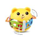 Brinquedo Ursinho Roly Poly Pimpi Colorido Balança e Volta com Chocalho