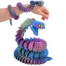 Brinquedo Viper Snake impresso em 3D HIAPRIL para escritório doméstico com autismo