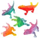 Brinquedo YIWLFQH Conjunto com 5 Largartos Squishy em Cores Degradê Brinquedo YIWLFQH Conjunto com 5 Largartos Squishy em Cores Degradê