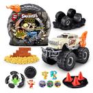 Brinquedo ZURU SMASHERS Monster Truck Surprise Skull Truck com 25 surpresas