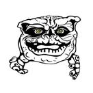Brinquedos colecionáveis Pin TriAction Boglins Dark Lord Bog-o-Bones