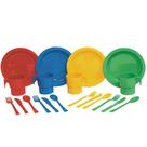Brinquedos construtivos Play Dishes Indestrutíveis, 20 unidades