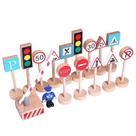 Brinquedos Craft Wood Enlightenment Movement Traffic Logo (1