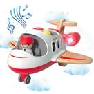 Brinquedos de avião Wanborns para crianças de 1 a 3 anos com som e luz