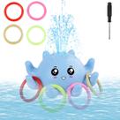 Brinquedos de banho AOLIGE Octopus Light Up Spray para crianças pequenas, azul