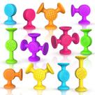 Brinquedos de banho com ventosa Richtim Toddlers Sensory 12 unidades