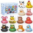 Brinquedos de banho Rubber Ducks Graarain, 12 unidades para crianças menores de 18 meses