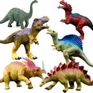 Brinquedos de bonecos de dinossauro OumuaMua realistas de 15-18 cm, pacote com 6 crianças Brinquedos de bonecos de dinossauro OumuaMua realistas de 15-18 cm, pacote com 6 crianças