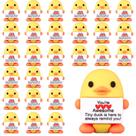 Brinquedos de borracha para pato Gejoy Mini 4 cm amarelos, 25 peças de presente