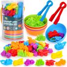 Brinquedos de classificação de cores FQKIOMY Counting Transportation 1-3 anos