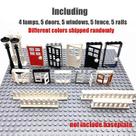 Brinquedos de construção: City Doors, janelas, blocos para crianças Brinquedos de construção: City Doors, janelas, blocos para crianças