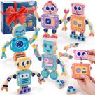 Brinquedos de construção KODATEK Wooden Snap-Together para crianças de 3 a 6 anos
