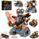 Brinquedos de construção STEM TOBSABPX Kit de construção de robôs 5 em 1 689 unidades
