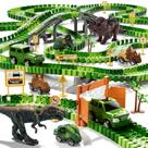 Brinquedos de corrida Dinosaur Race Car Track iHaha 169 unidades para crianças de 1 a 7 anos