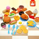 Brinquedos de cozinha Food Toy Kitchen Hamburger Set Educati