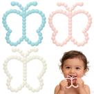 Brinquedos de dentição para bebê WZMCYGJ Borboleta de silicone, kit com 3