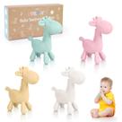 Brinquedos de dentição TYRY.HU Giraffe Silicone para bebês de 0 a 12 meses