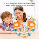 Brinquedos de instrumentos musicais para bebês, tambor e pia Brinquedos de instrumentos musicais para bebês, tambor e pia