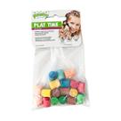 Brinquedos de Madeira Pawise para Roedores Kit com 18 Peças, Estimula o Instinto Natural