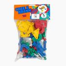 Brinquedos De Montar Educativo - Ligs Solapa 70 Peças Coloridas