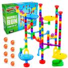 Brinquedos de Natal Marble Run Marble Genius 130 peças para crianças de 4 a 8 anos