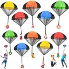 Brinquedos de paraquedas de Natal Juuxncgv, 10 unidades, 48x43 cm, para crianças
