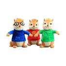 Brinquedos De Pelúcia Alvin E Os Esquilos De 22cm Para Halloween, 3 Peças, Animais De Pelúcia