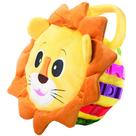 Brinquedos de pelúcia com fivela Benny Lion Plush para crianças de 1 a 3 anos