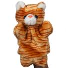 Brinquedos de pelúcia Hand Puppets Tabby Cat Kitten para crianças