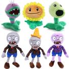 Brinquedos de pelúcia JHESAO Plants vs Zombies PVZ 6 PCS para crianças