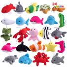 Brinquedos de pelúcia JOYIN Mini Sea Animal de 7 a 8 cm, lembrancinhas de festa para crianças x24 Brinquedos de pelúcia JOYIN Mini Sea Animal de 7 a 8 cm, lembrancinhas de festa para crianças x24