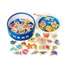 Brinquedos De Pesca Magnéticos De Madeira Montessori Para Crianças, Jogo Educacional De Cognição
