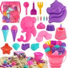 Brinquedos de praia TOY Life Unicorn, 23 unidades para crianças de 4 a 8 anos com balde