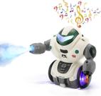 Brinquedos de robô para crianças, dança, canto, caminhada, conversação, robô deslizante com LED colorido e spray, brinquedos eletrônicos interativos para crianças educativas precoces, brinquedos robóticos para 3 4 5 6 7 meninos e meninas de 8 ano