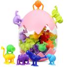 Brinquedos de sucção Zeptrix 36PCS Blocos de construção de silicone com armazenamento
