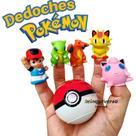 Brinquedos Dedoches Pokémon. 10 Unidades Dedoches Encapsulados. Brinquedo Pokémon Barato.