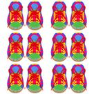 Brinquedos didáticos Shoelace Threading ZAKVOOR para crianças, 12 conjuntos