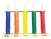 Brinquedos Educativos - Ábaco Aberto 50 Argolas
