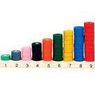 Brinquedos Educativos Ábaco de Seriação 45 Peças Brinquedos Educativos Ábaco de Seriação 45 Peças