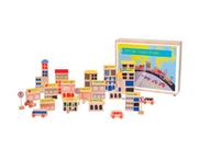 Brinquedos Educativos Blocos Construindo Cidades 85 Peças Brinquedos Educativos Blocos Construindo Cidades 85 Peças