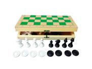 Brinquedos Educativos - Jogo de Xadrez e Damas