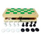 Brinquedos Educativos - Jogo de Xadrez e Damas