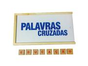 Brinquedos Educativos - Jogo Palavras Cruzadas 50 Peças